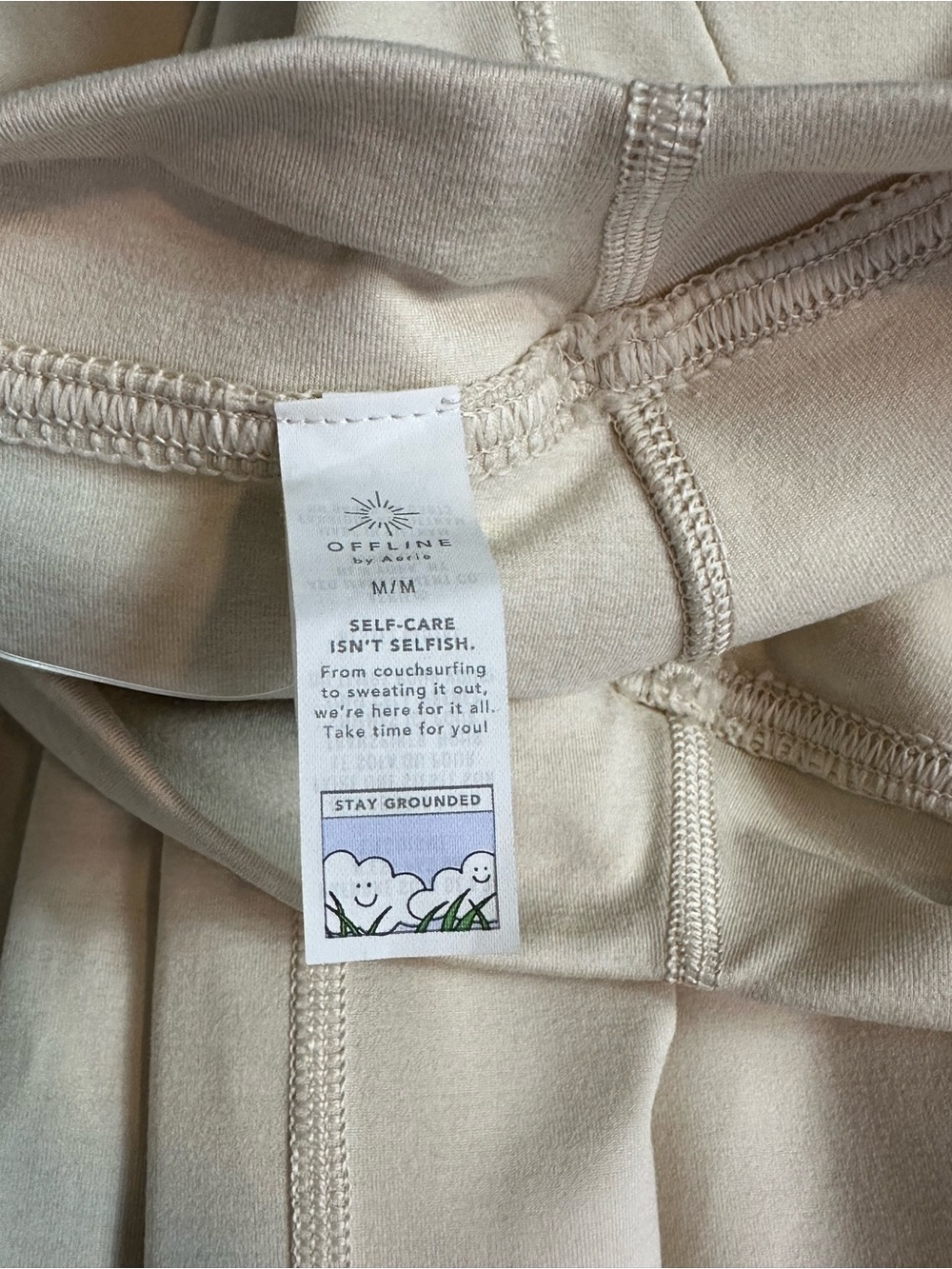 OFFLINE Aerie The Hugger Stretchy High Waist Wide Leg Trouser Size Medium NWOT - Picture 12 of 15